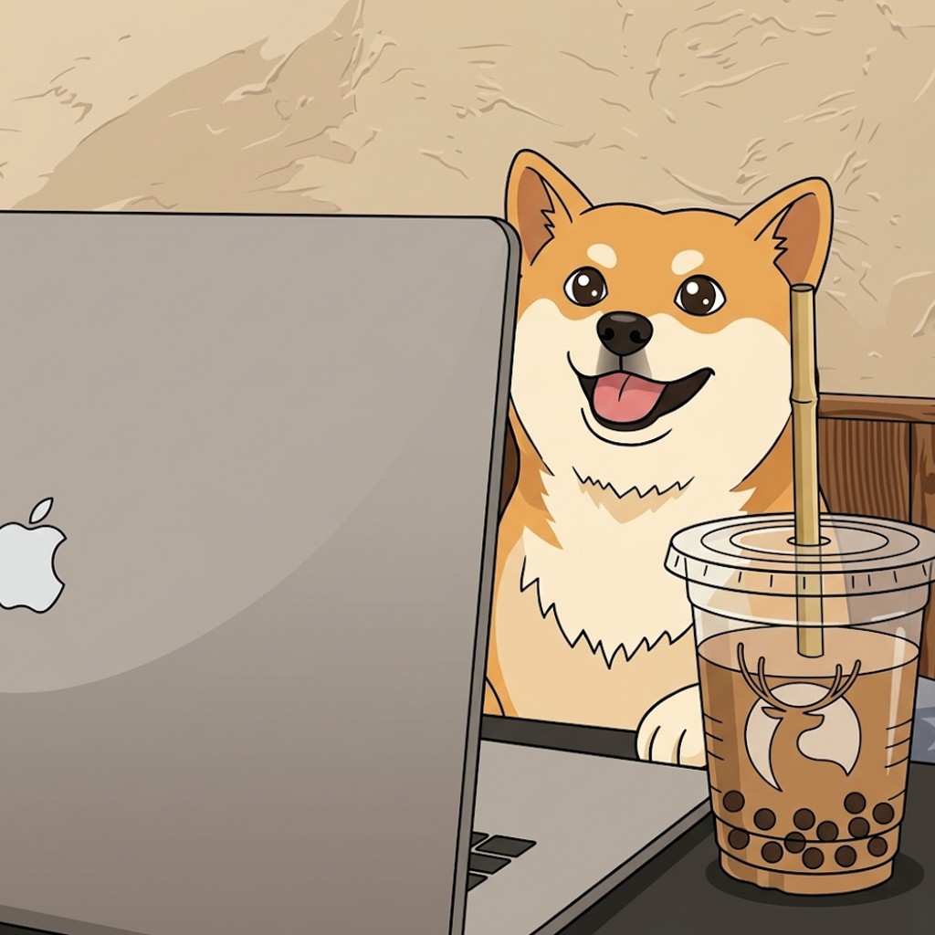 Laptop & Boba